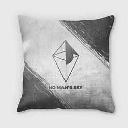 Подушка квадратная No Mans Sky - white gradient, цвет: 3D-принт