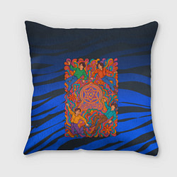 Подушка квадратная Astro психоделика, цвет: 3D-принт