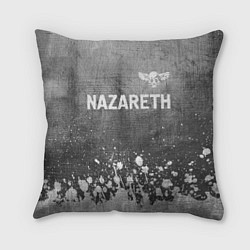 Подушка квадратная Nazareth - grey gradient посередине, цвет: 3D-принт