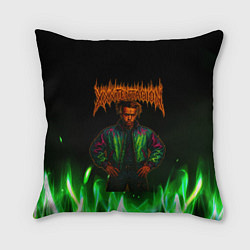 Подушка квадратная XXXTentacion hardcore, цвет: 3D-принт