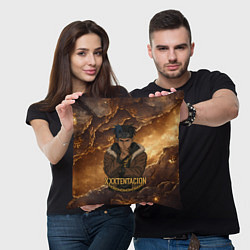 Подушка квадратная XXXTentacion anime style, цвет: 3D-принт — фото 2