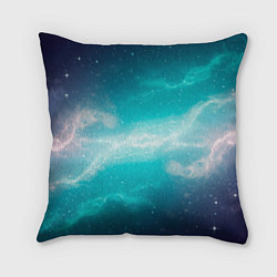 Подушка квадратная Галактическое сияние небес, цвет: 3D-принт