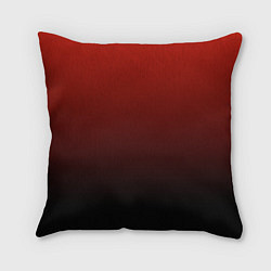 Подушка квадратная Red gradient, цвет: 3D-принт