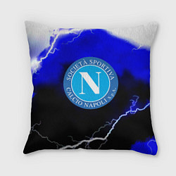 Подушка квадратная Наполи шторм, цвет: 3D-принт