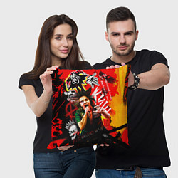 Подушка квадратная Король и Шут - Я верю в чудо, цвет: 3D-принт — фото 2