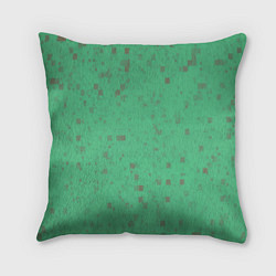 Подушка квадратная Color green brown, цвет: 3D-принт