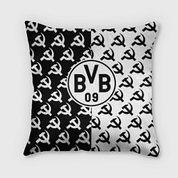 Подушка квадратная Borussia паттерн ссср, цвет: 3D-принт