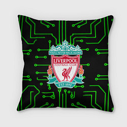 Подушка квадратная Liverpool плата текстура, цвет: 3D-принт