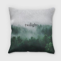 Подушка квадратная Twilight forest, цвет: 3D-принт