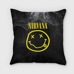 Подушка квадратная Nirvana Smoke, цвет: 3D-принт