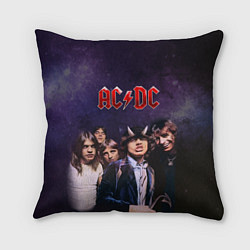 Подушка квадратная AC/DC, цвет: 3D-принт