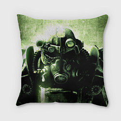 Подушка квадратная Fallout Robot, цвет: 3D-принт