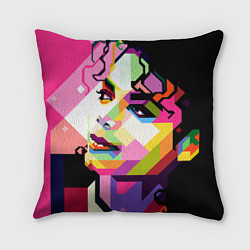 Подушка квадратная Michael Jackson Art, цвет: 3D-принт