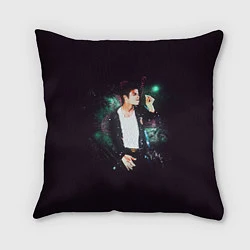 Подушка квадратная Michael Jackson, цвет: 3D-принт