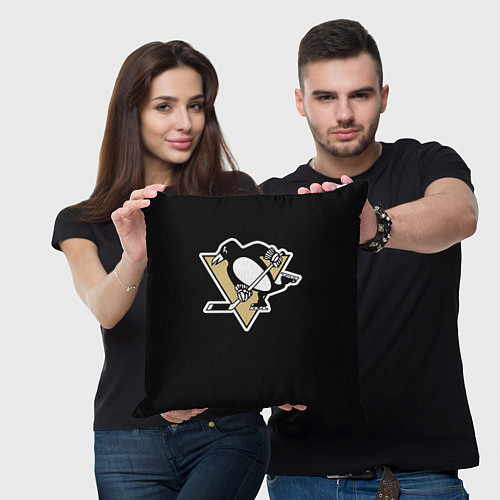 Подушка квадратная Pittsburgh Penguins: Crosby / 3D-принт – фото 3