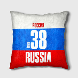 Подушка квадратная Russia: from 38 цвета 3D-принт — фото 1