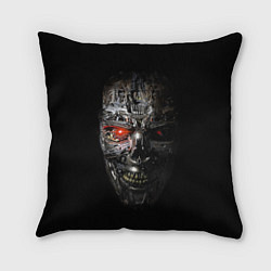 Подушка квадратная Terminator Skull, цвет: 3D-принт