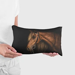 Подушка-антистресс Взгляд коня, цвет: 3D-принт — фото 2