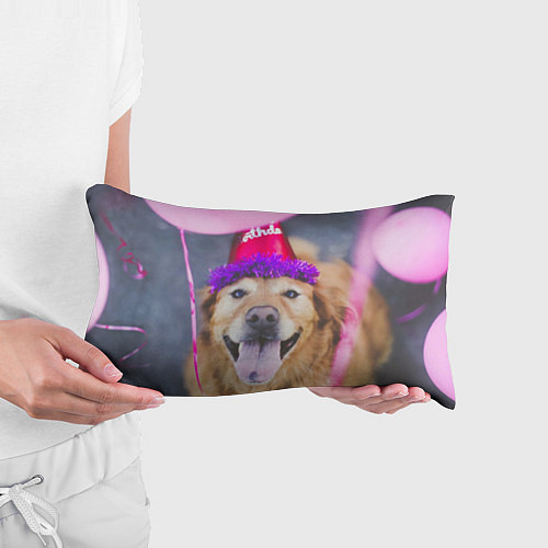 Подушка-антистресс Birthday Dog / 3D-принт – фото 3
