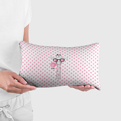 Подушка-антистресс Розовый жираф, цвет: 3D-принт — фото 2