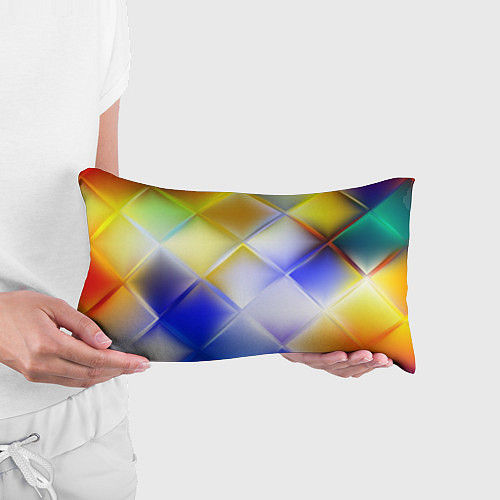 Подушка-антистресс Colorful squares / 3D-принт – фото 3