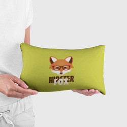 Подушка-антистресс Hipster Fox, цвет: 3D-принт — фото 2