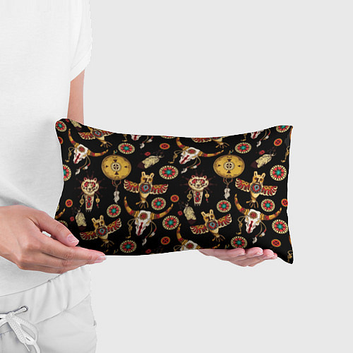 Подушка-антистресс Индейские культовые символы / 3D-принт – фото 3