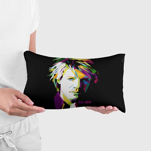 Подушка-антистресс Jon Bon Jovi Art / 3D-принт – фото 3