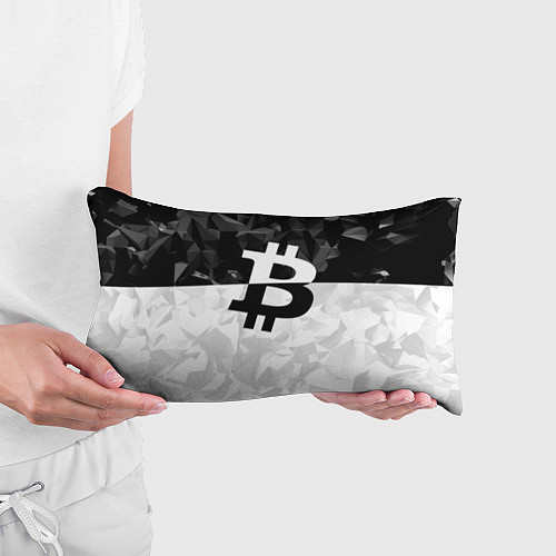 Подушка-антистресс Bitcoin: Poly Style / 3D-принт – фото 3