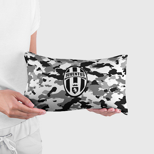 Подушка-антистресс FC Juventus: Camouflage / 3D-принт – фото 3