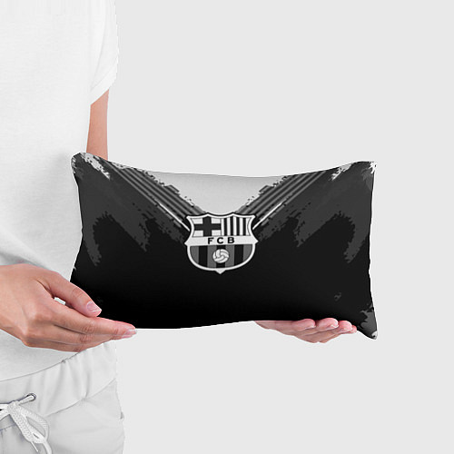 Подушка-антистресс FC Barcelona: Black Style / 3D-принт – фото 3
