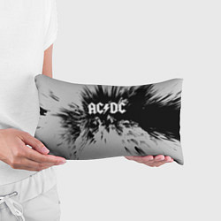Подушка-антистресс AC/DC: Grey & Black, цвет: 3D-принт — фото 2