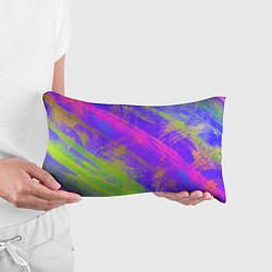 Подушка-антистресс Неоновая акварель, цвет: 3D-принт — фото 2