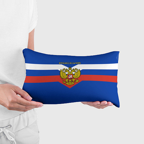 Подушка-антистресс Россия: Триколор / 3D-принт – фото 3