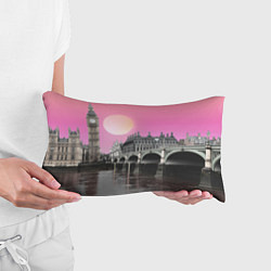 Подушка-антистресс Закат в Великобритании, цвет: 3D-принт — фото 2