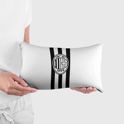 Подушка-антистресс AC Milan: Black & White / 3D-принт – фото 3