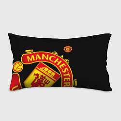 Подушка-антистресс FC Man United: Black Exclusive, цвет: 3D-принт