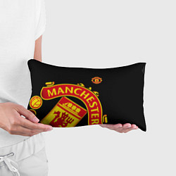 Подушка-антистресс FC Man United: Black Exclusive, цвет: 3D-принт — фото 2