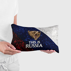 Подушка-антистресс Russia: Roaring Bear, цвет: 3D-принт — фото 2