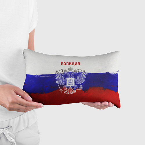 Подушка-антистресс Полиция: Российский флаг / 3D-принт – фото 3