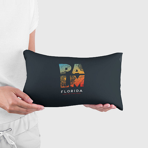 Подушка-антистресс Palm Florida: Surfing Time / 3D-принт – фото 3