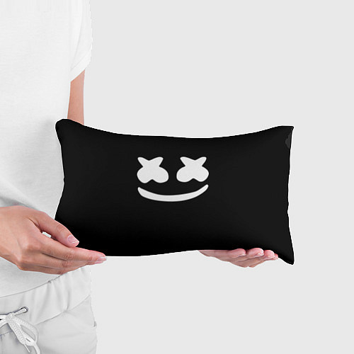 Подушка-антистресс Marshmello: Black Face / 3D-принт – фото 3