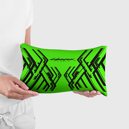 Подушка-антистресс Cyberpunk 2077: Acid Green / 3D-принт – фото 3