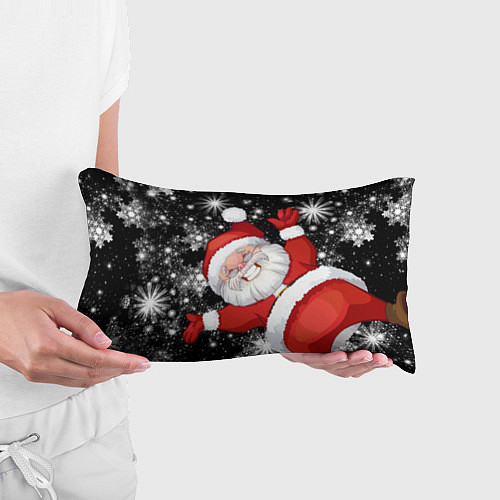 Подушка-антистресс Веселый Санта / 3D-принт – фото 3
