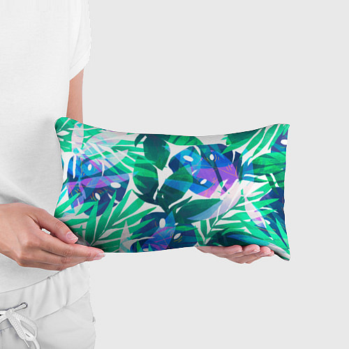 Подушка-антистресс Зеленые тропики / 3D-принт – фото 3