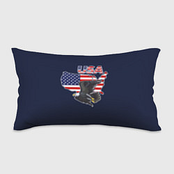 Подушка-антистресс USA - flag and eagle, цвет: 3D-принт