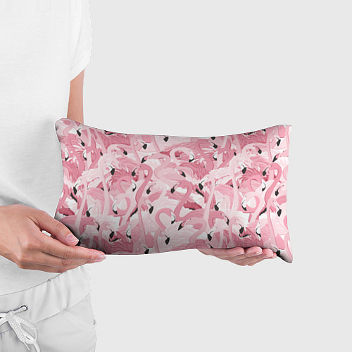 Подушка-антистресс Розовый фламинго / 3D-принт – фото 3