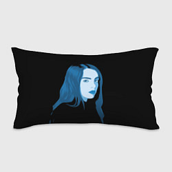 Подушка-антистресс Billie Eilish: Blue Style, цвет: 3D-принт