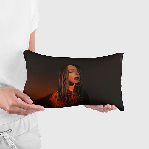 Подушка-антистресс Billie Eilish: Red Head / 3D-принт – фото 3