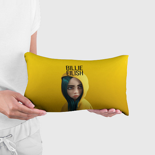 Подушка-антистресс BILLIE EILISH: Yellow Girl / 3D-принт – фото 3